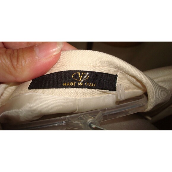 New NWT 50 IT FR Tuxedo Mens Jacket 40 US Italy Valentino Cream White Designer - Picture 9 of 16